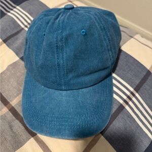 Light blue unisex baseball cap